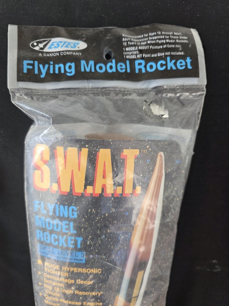 Estes Vintage Model Rocket S.W.A.T. #2017