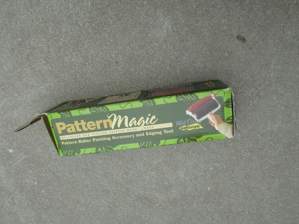 NEW Pattern Magic Wagner Wall Effects Lg. DOTS Design Roller & Edging Tool Paint