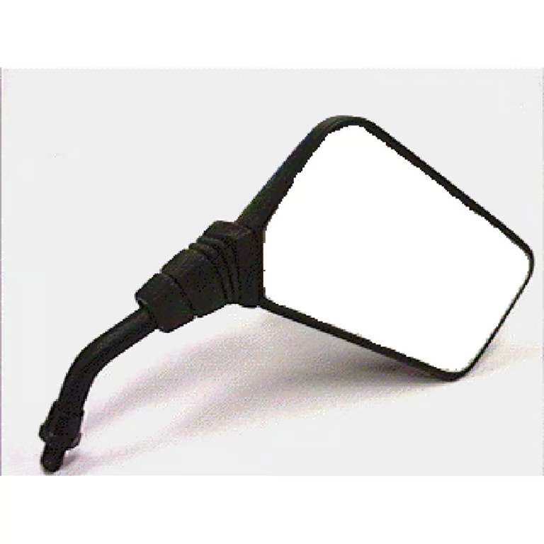 Emgo Universal Rectangular Mirror - Roadhawk - 5in. Stem - Black - 10mm Thread