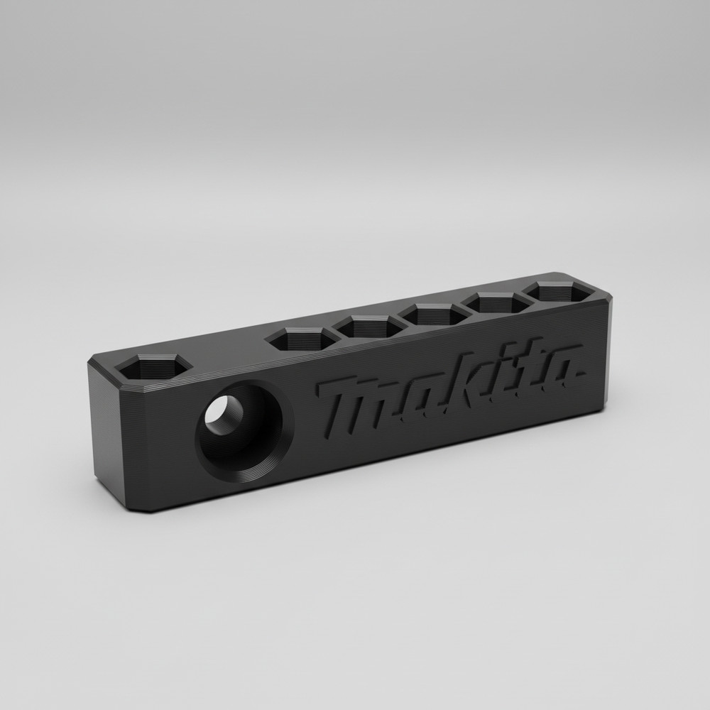 Makita Bit Holder 3D Printed Magnetic Tool Organizer 2 Pack