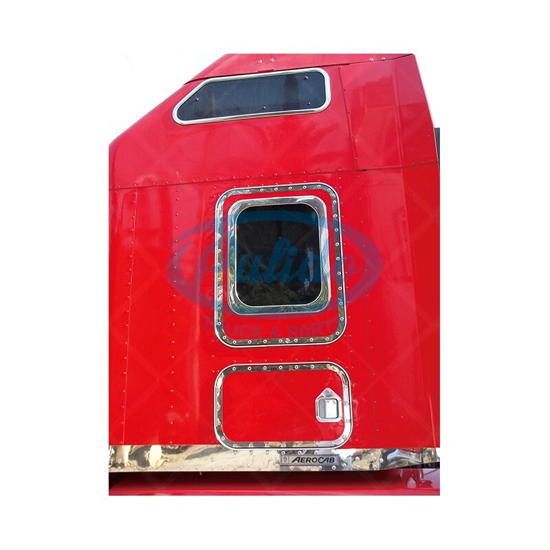 KENWORTH SLEEPER WINDOW OUTER TRIM PAIR #10527