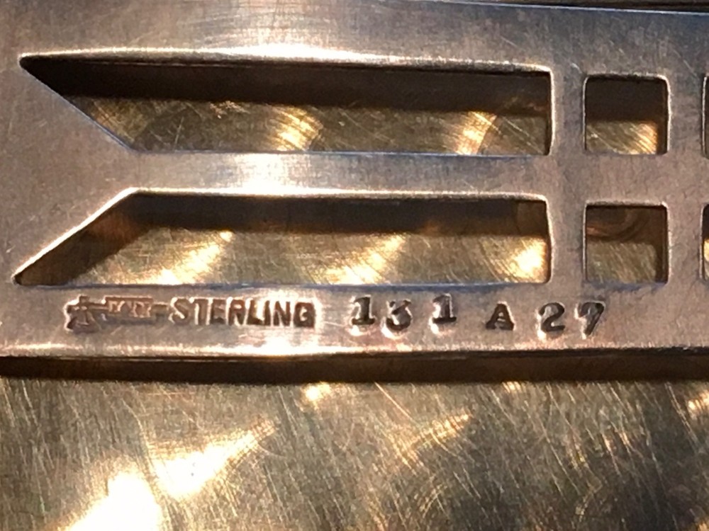 Sterling Silver Sports GOLFER Cigarette Case