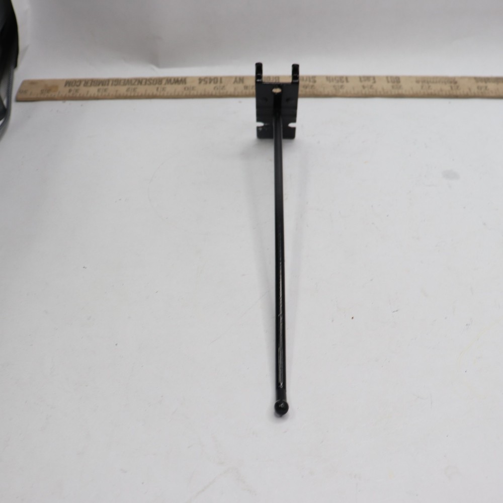 Peg Hook for Gridwall Black 8"