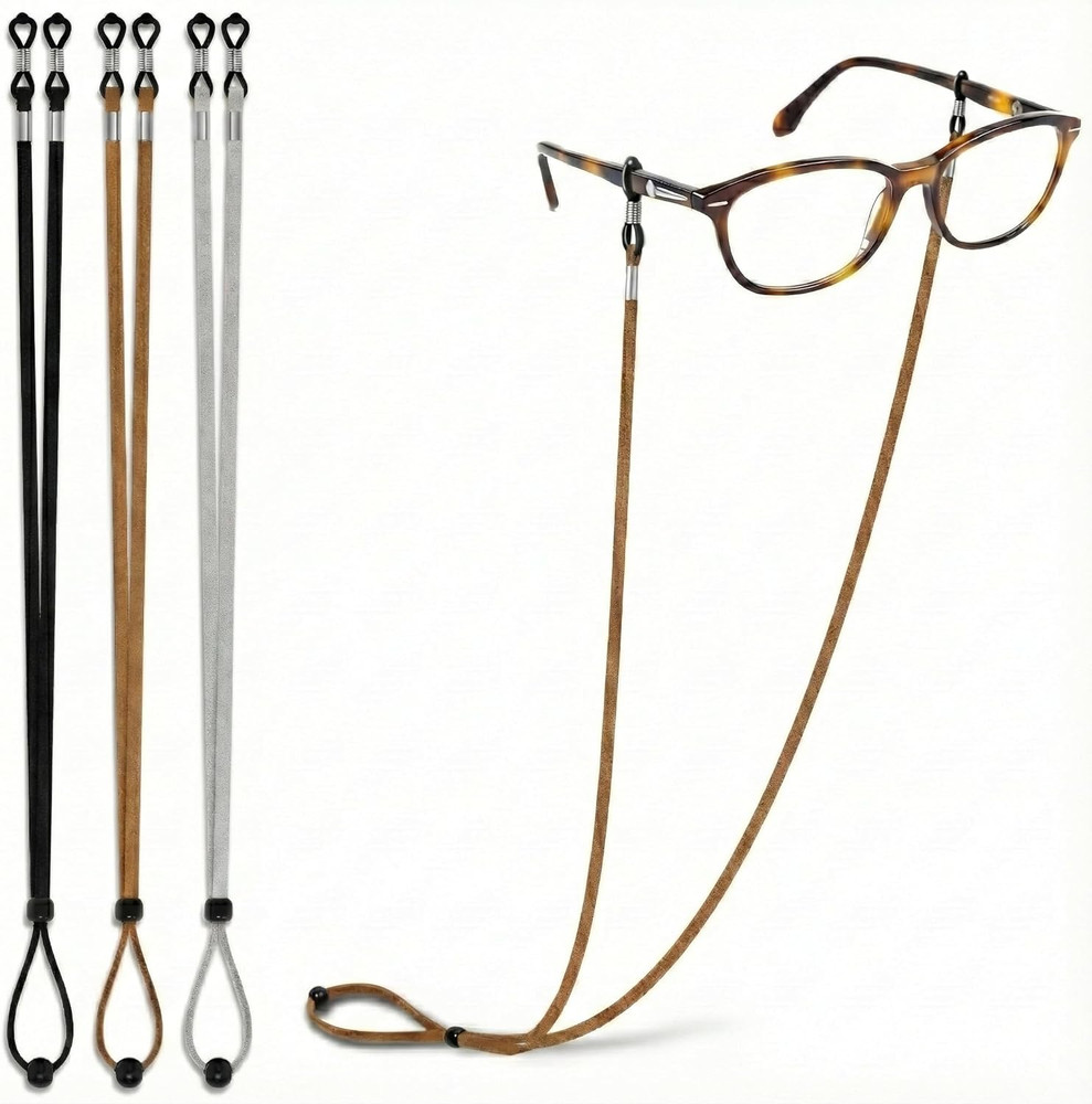 Extra Long Glasses Strap String with Secure Grip for Thick/Thin Arm - Neck Holde