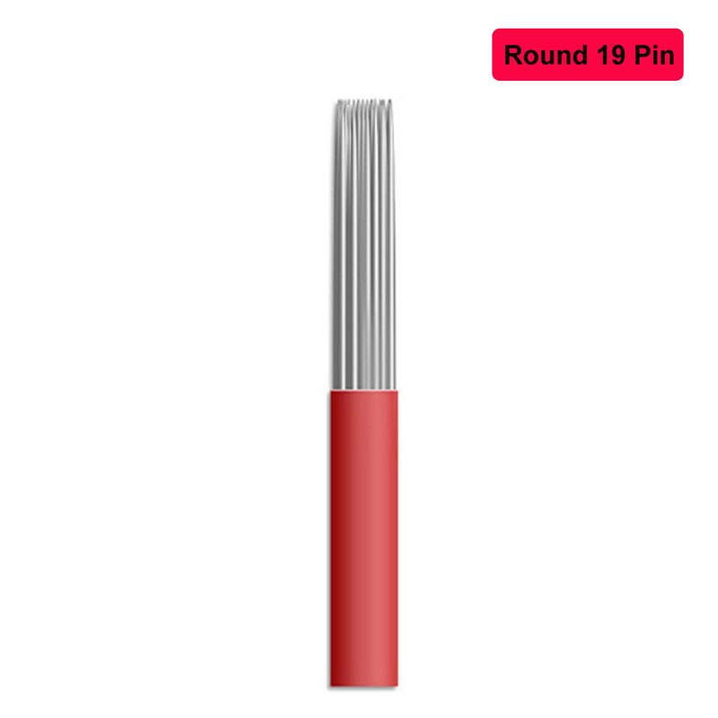 Microblading Permanent Manual Makeup Eyebrow Tattoo Blade Round 17/19/21 Needles