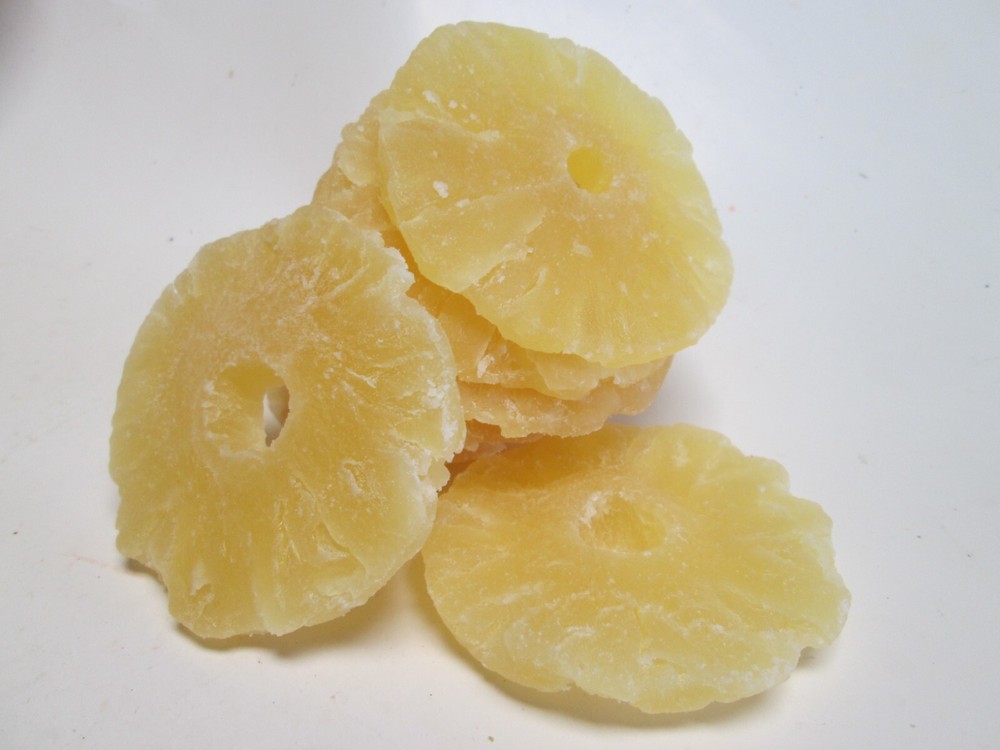 Dried Natural Pineapple Rings, 11 lbs / case-greenbulk
