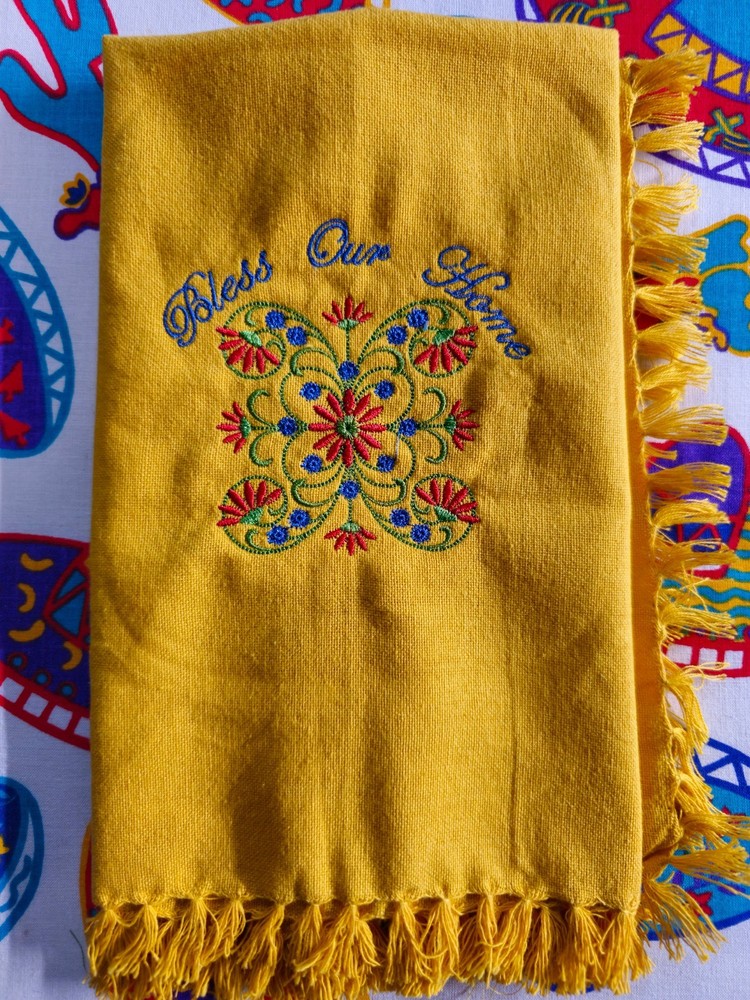Custom Embroidered decorative cleaning cloth Kitchen