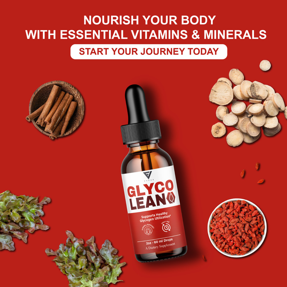 Glyco Lean Drops, GlycoLean Premium Liquid Drop Supplement (2oz)