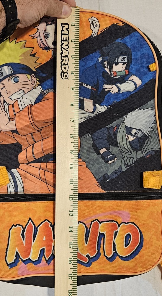 Naruto Bioworld Backpack Orange Blue