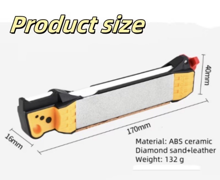 Pocket EDC Guided Field Sharpener w/ Removable Diamond Plates & Ceramic Rods