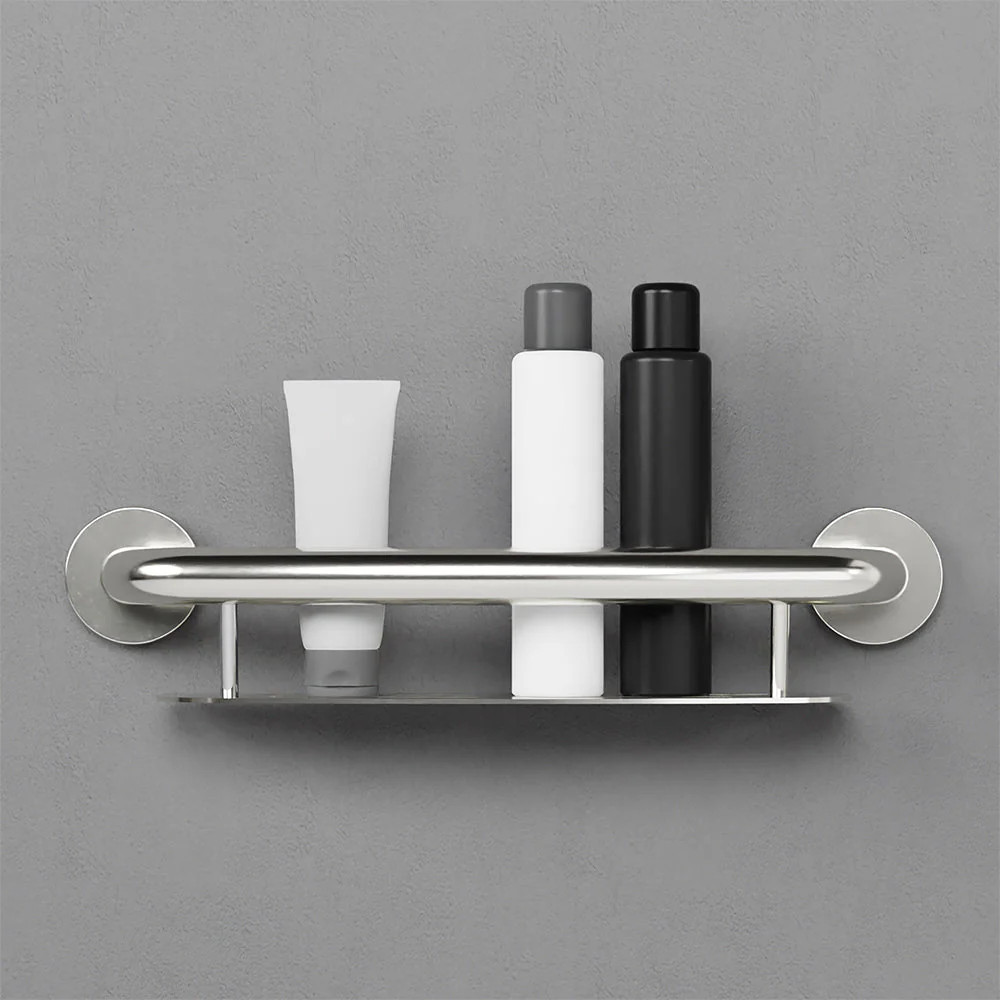 Shampoo Shelf Grab Bar