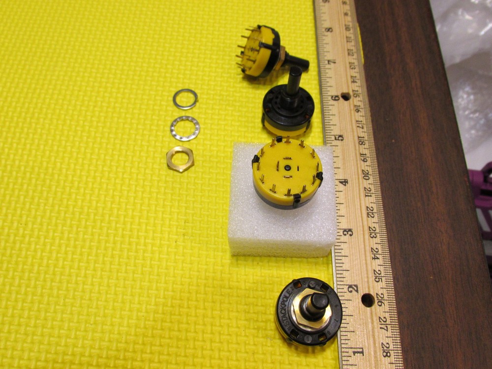 Rotary Switch Stackpole 1 Pole 2 to 12 Throw Position Adjustable Quantity of 1