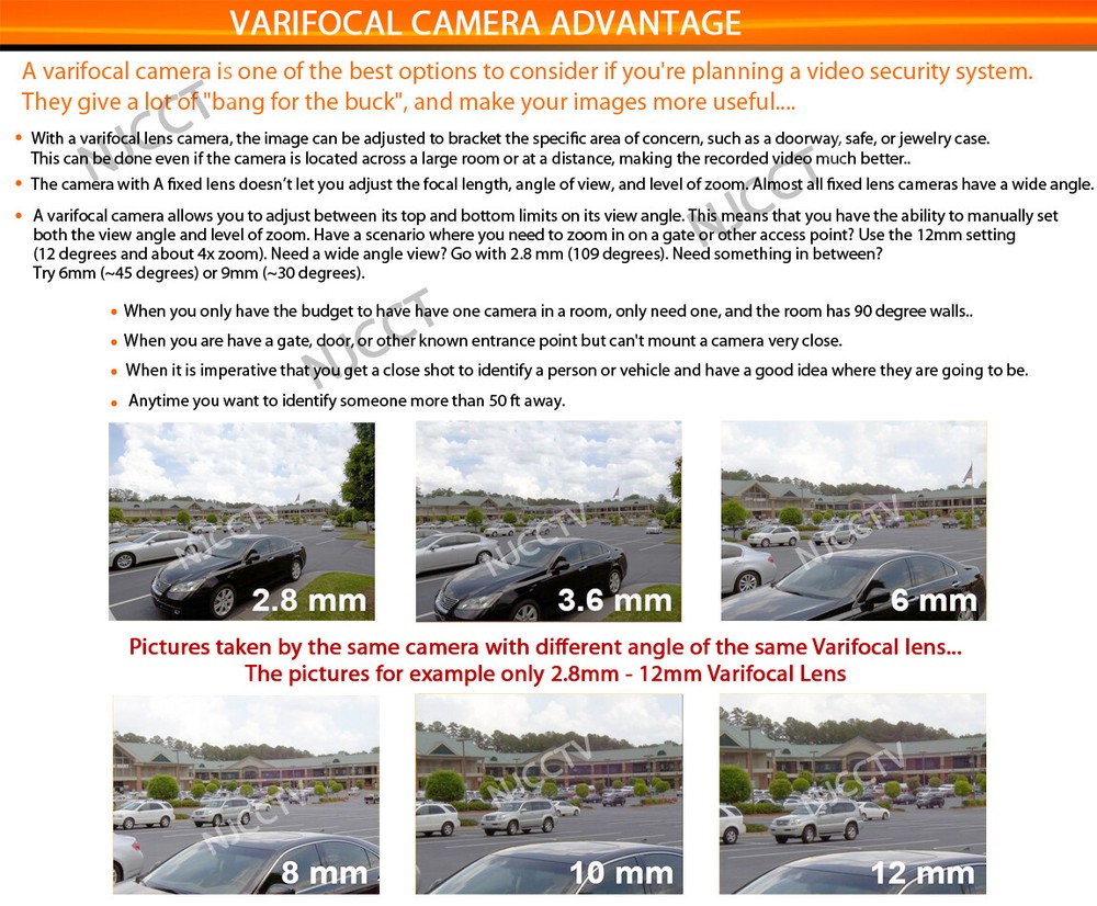 4 Security Surveillance Camera with Power Supply Box for 4 Channel CCTV