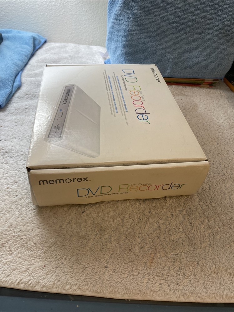 Memorex Slim External DVD Recorder. New Open Box