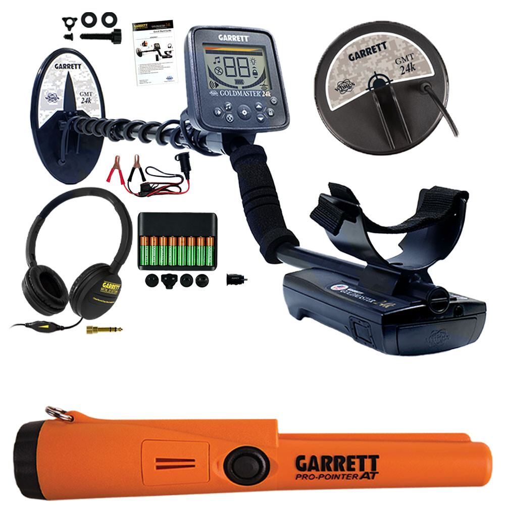 Garrett Goldmaster 24k Metal Detector with Pro Pointer Pinpointer