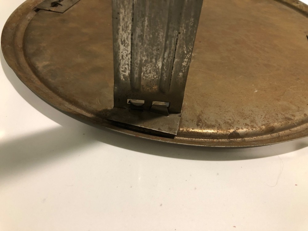 DAYSTROM VINTAGE METAL SIDE TABLE