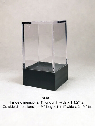 Miniature or crystal display box case / D&D DnD Warhammer Dungeons and Dragons