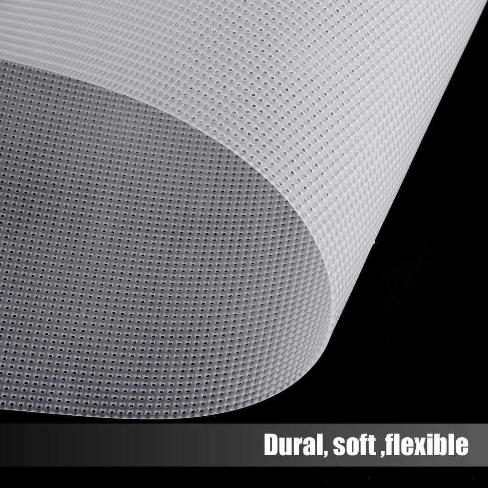 18pcs Plastic Mesh Canvas Sheets 11x8.2in, 14 Count White Needlepoint Canvas ...