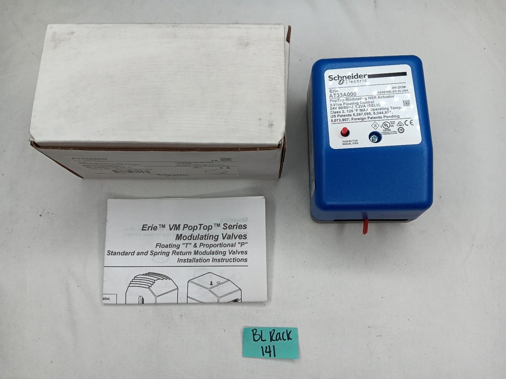 Schneider Electric AT33A000 PopTop Modulating NSR Actuator 24V 3-Wire Floating