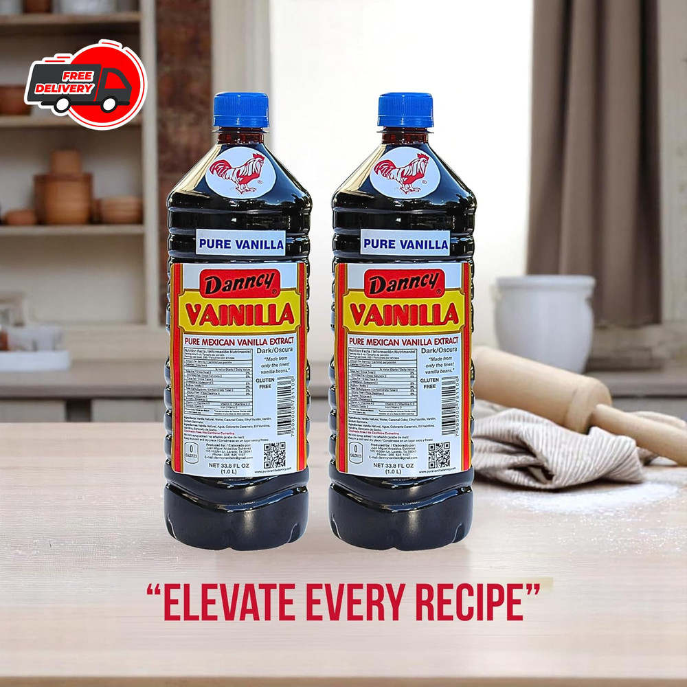 Danncy Vanilla - Dark Pure Vanilla - 33Oz - 2 Pack
