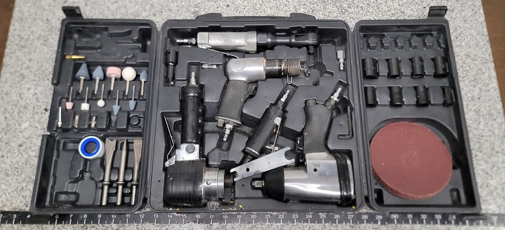 TaskForce Pneumatic Air Tool Set In Hard Case