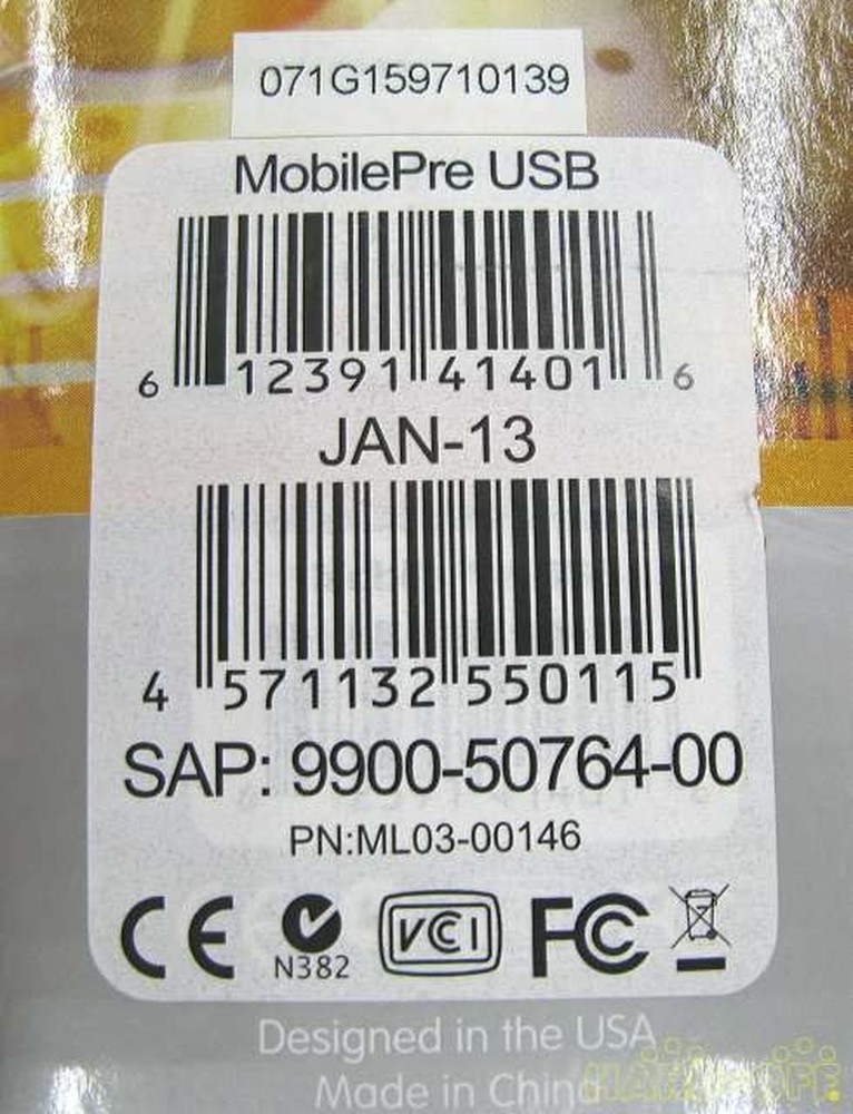 M-Audio 200F Mobile Pre USB Preamp & Audio Interface