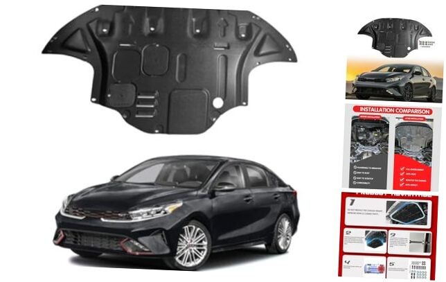 Front Engine Splash Shield Fit for KIA Forte 2019 2020 2021 2022 2023 Engine