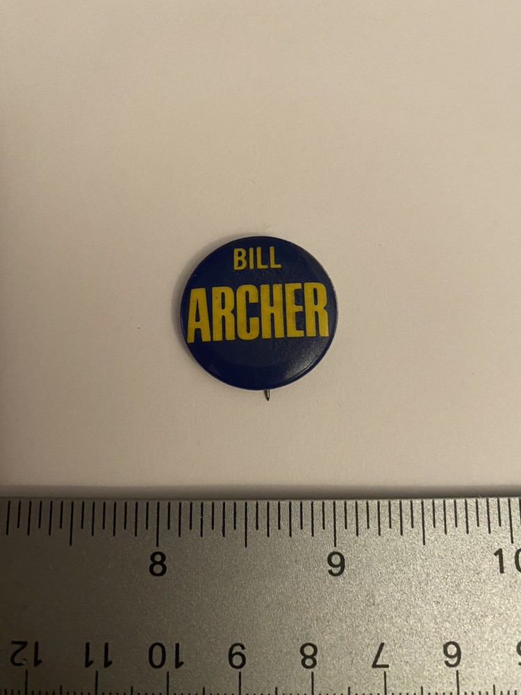 Bill Archer Pin Back Button P151