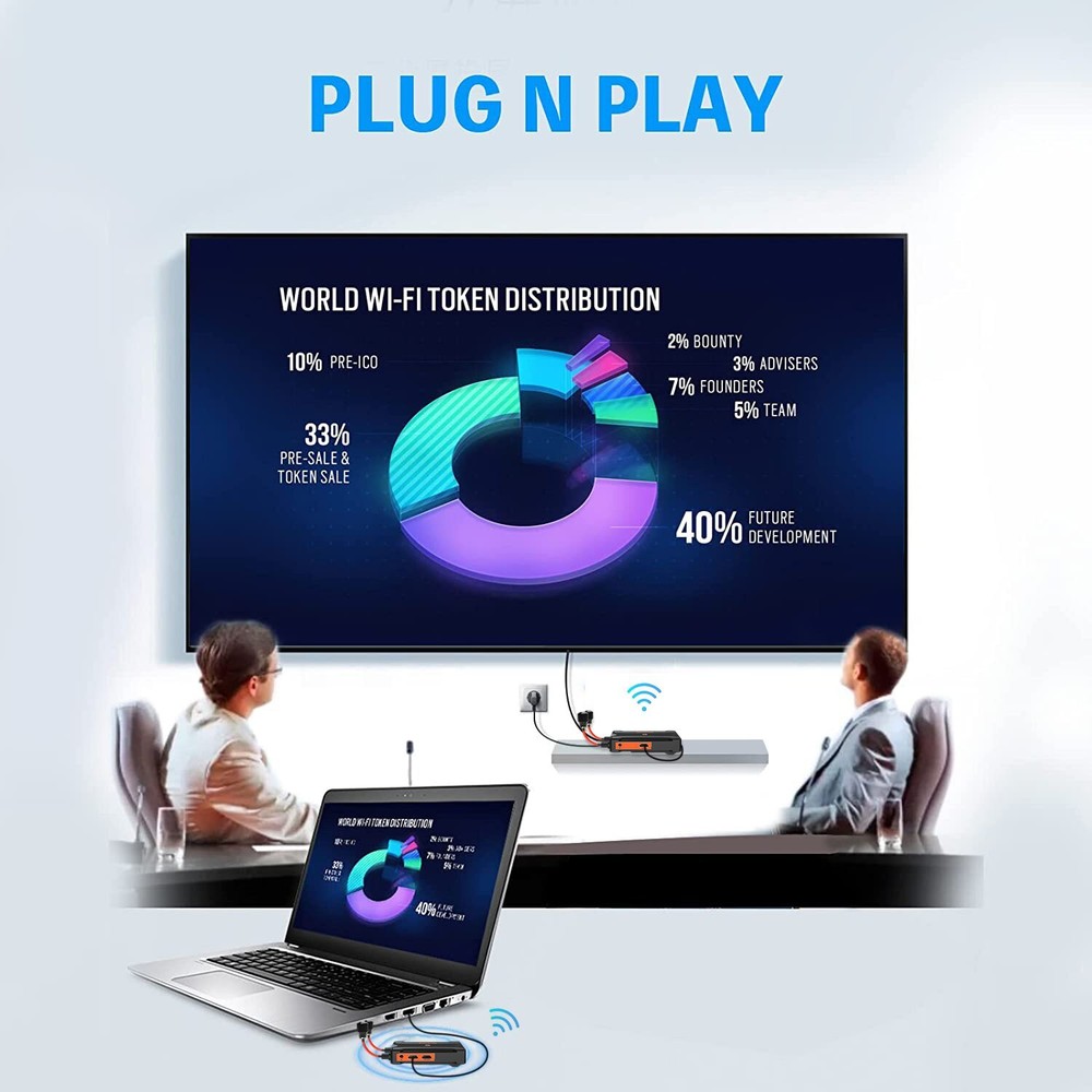 300m Wireless HDMI Extender Video Transmitter Receiver for Camera Live Streaming