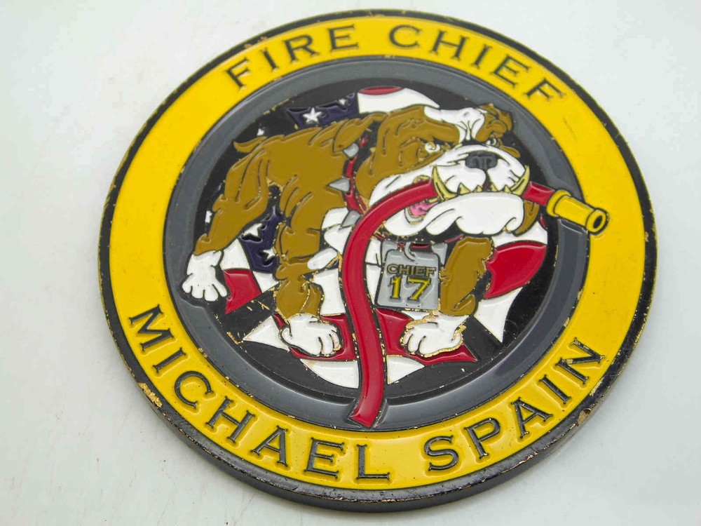 MICHAEL SPAIN FIRE CHIEF CHALLENGE COIN
