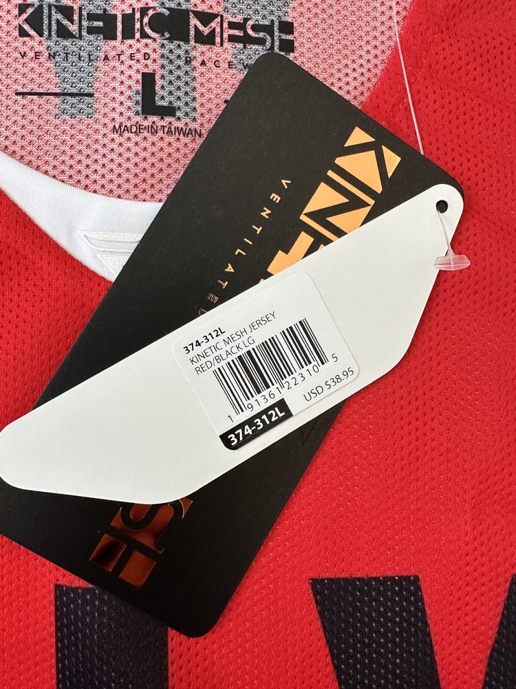 FLY Kinetic Mesh - Red/Black (Large)