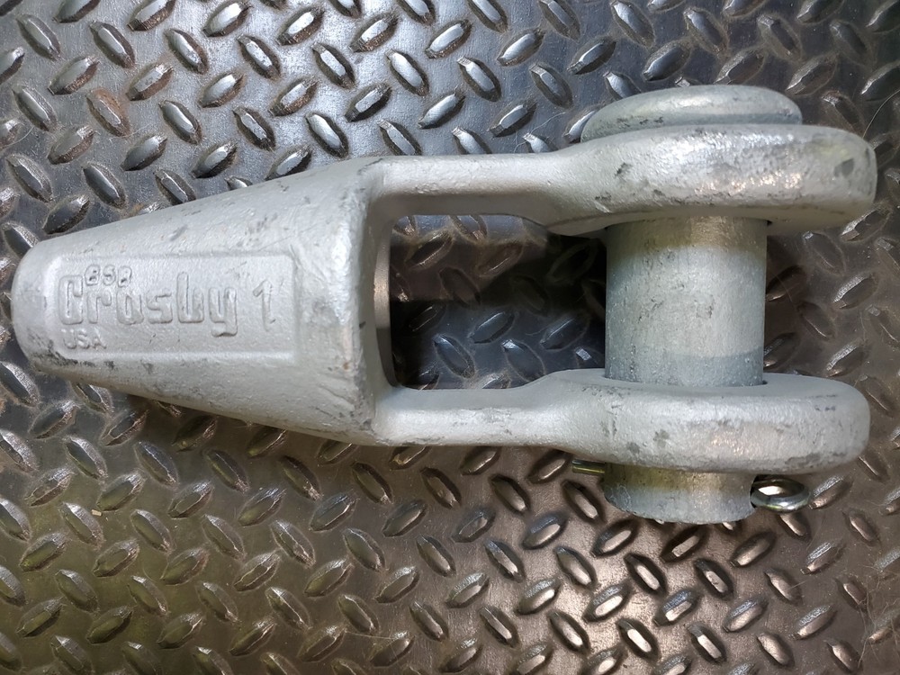 Galvanized 1" Crosby Wire Rope Open Spelter Socket