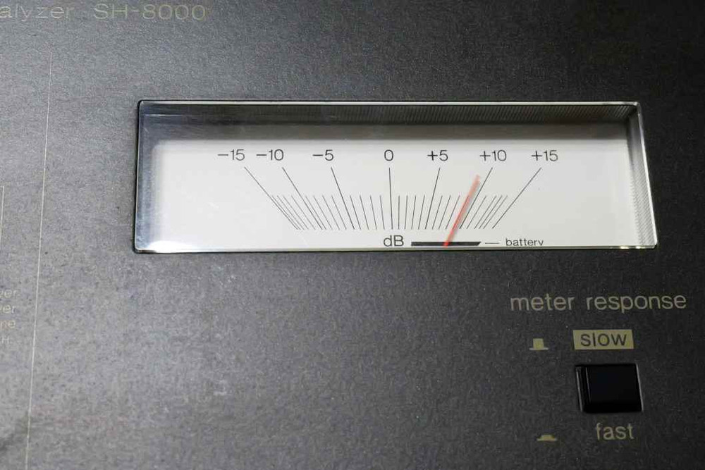 Technics SH-8000 Audio Analyzer Tested Signal Output Battery Rust Vintage