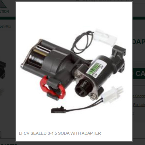 LFCV SEALED 3-4.5 SODA WITH ADAPTER # 82-3824