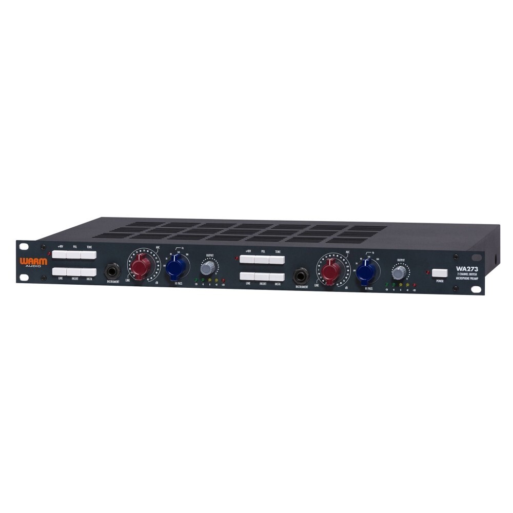 WARM AUDIO WA273 Pro Dual Channel Class A British Style Mic Preamp Processor