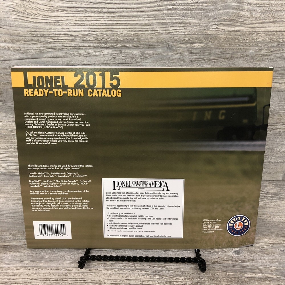 LIONEL 2015 Ready To Run Catalog