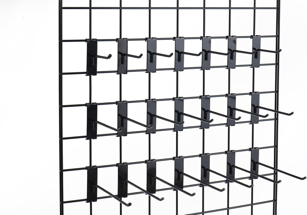 Gridwall Hooks 6 Inch,50PC Display Hooks for Grid Wall Heavy Duty Gridwall Hook