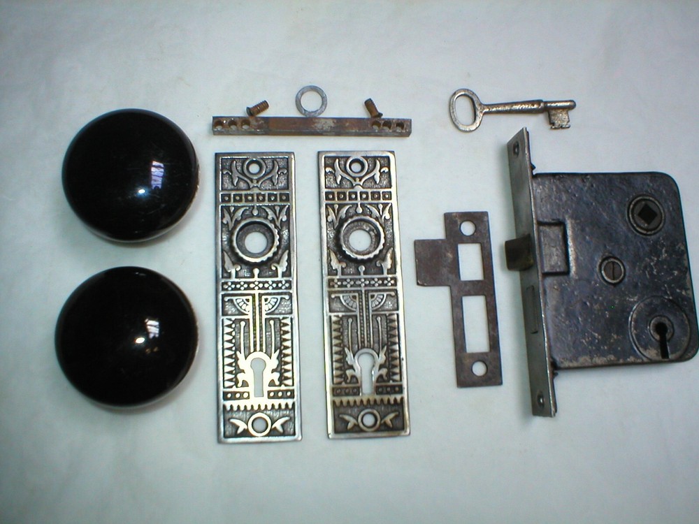 Antique Victorian Era Door Hardware
