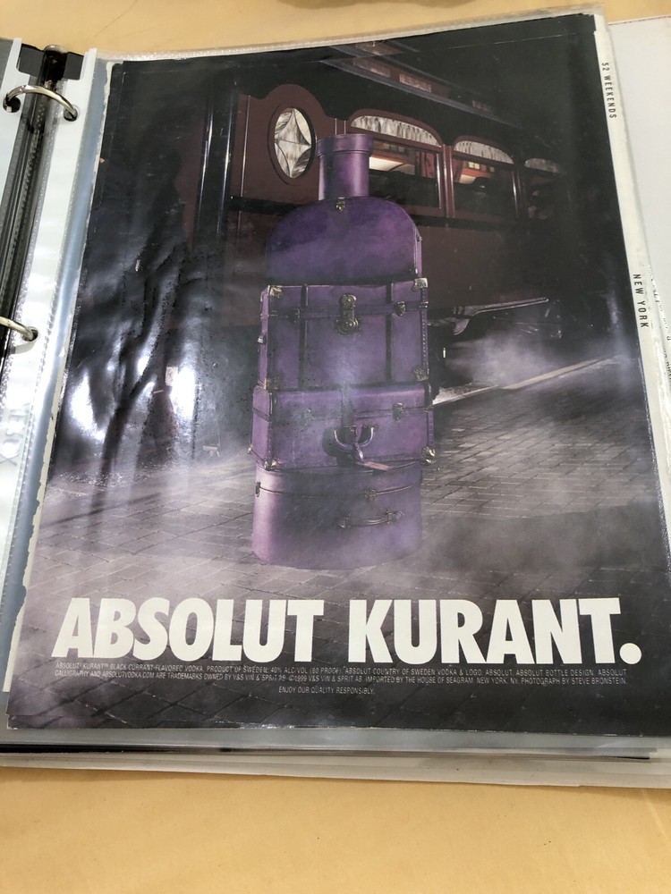 ABSOLUT KURANT -  1999 Magazine Print Ad