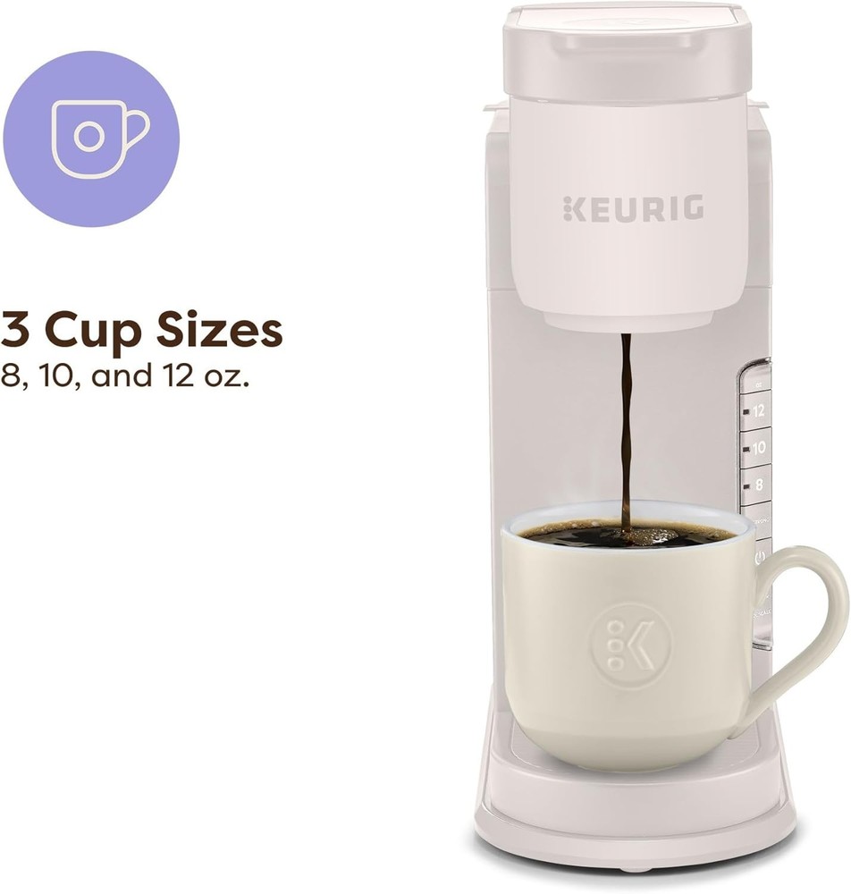 K-Express Single Serve K-Cup Pod Coffee Maker, 3 Brew Sizes, Strong Button Fe...