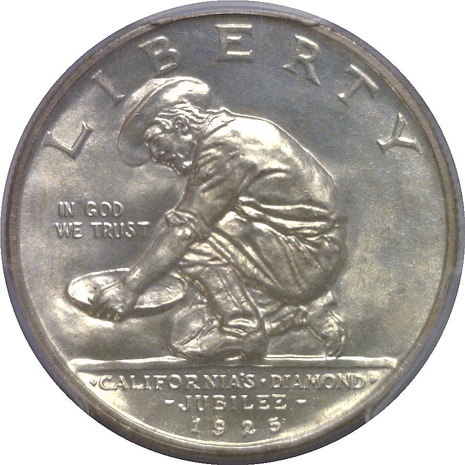 1925-S California Commemorative Half Dollar PCGS MS-64
