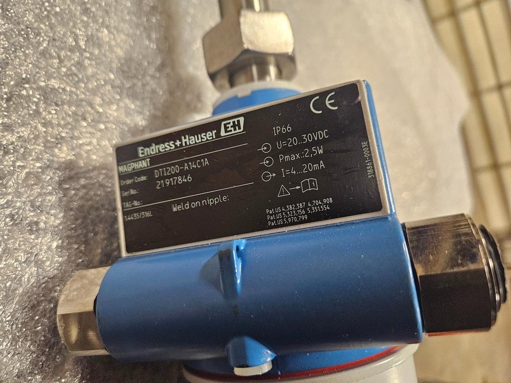 New Endress+Hauser DTI200-A14C1A Magphant Electromagnetic Flowmeter