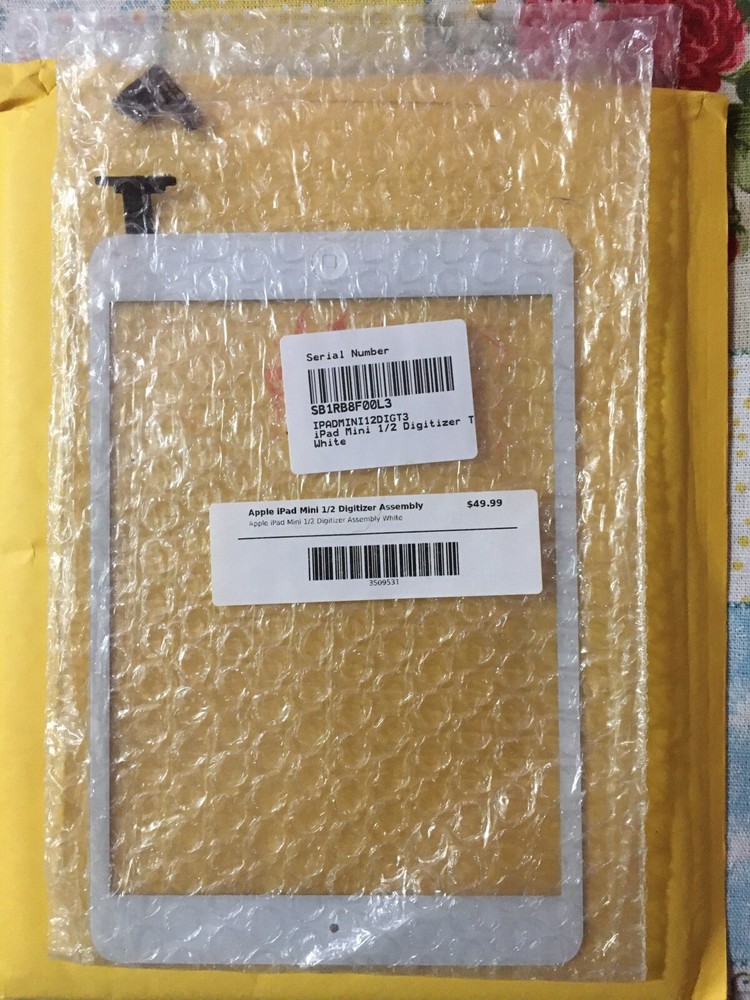 iPad Mini 1 And 2 Front Touch Screen Lens Digitizer Replacement - White