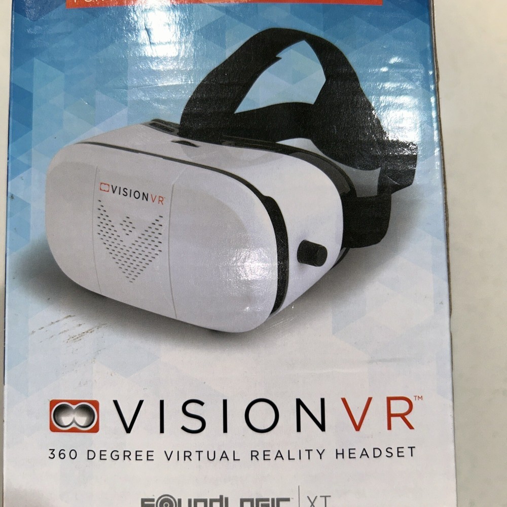 NEW VISION VR 360 DEGREE VIRTUAL REALITY HEADSET FOR iPHONE AND ANDROID DEVICES