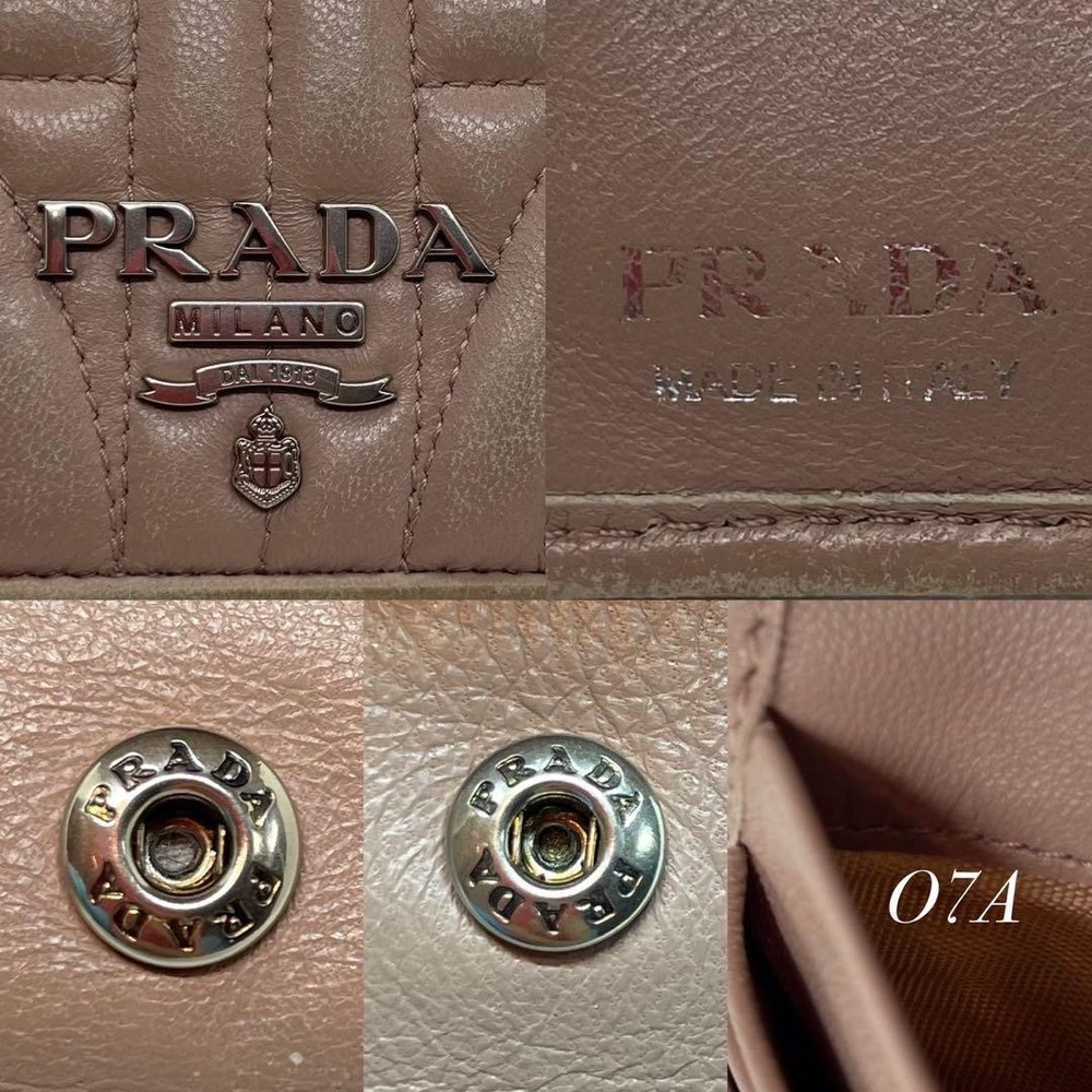 Authentic PRADA Saffiano wallet leather excellent gift