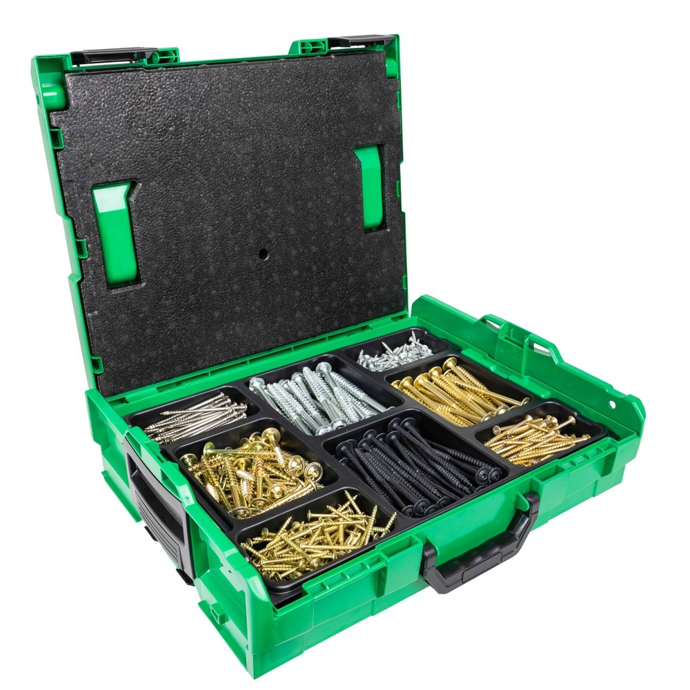 L-BOXX Tool Organizer Case with Removable 8-Compartment Insert, Stackable Sto...