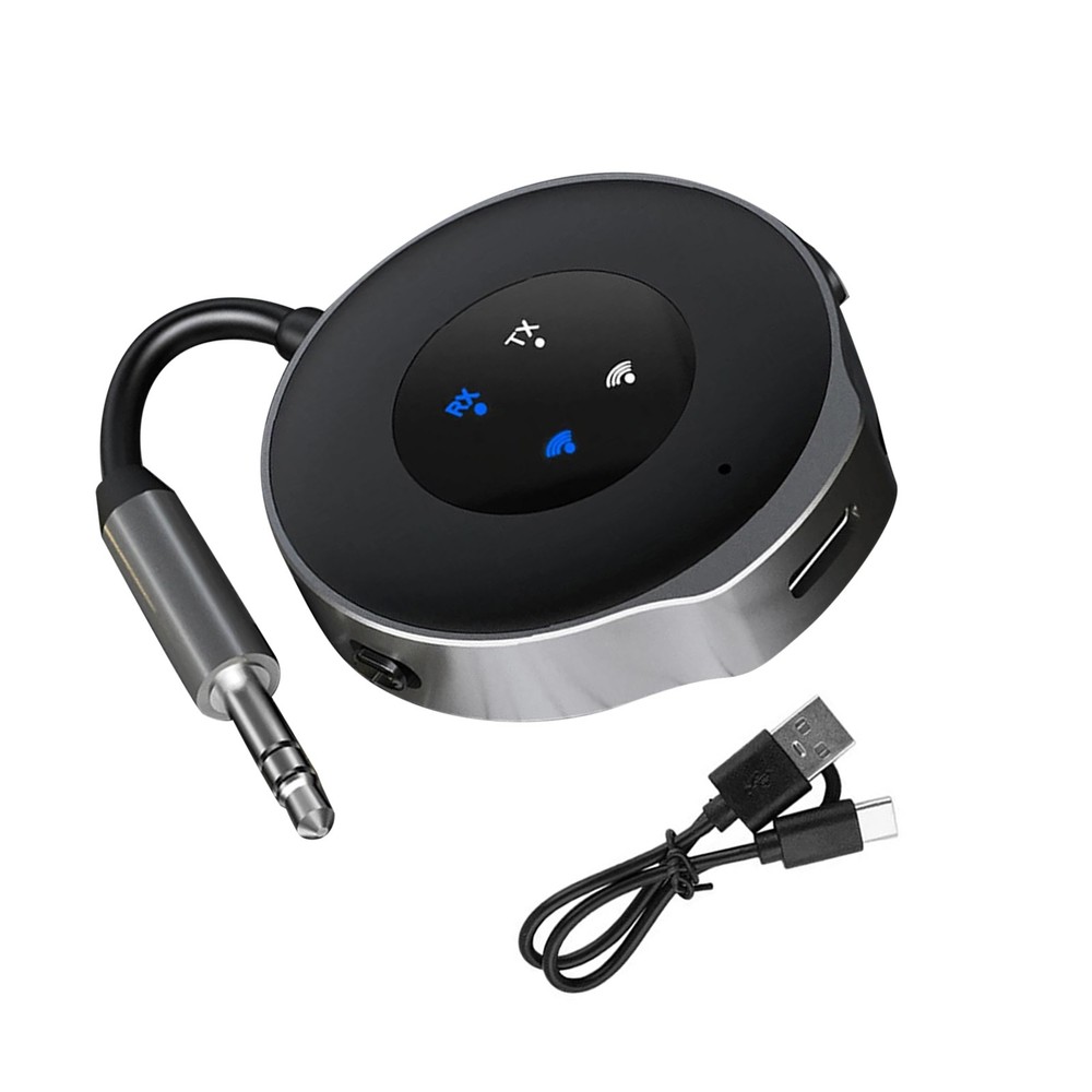 New Bluetooth 5.3 Wireless Transmitter Receiver Car Aux Audio Adapter 3.5mm