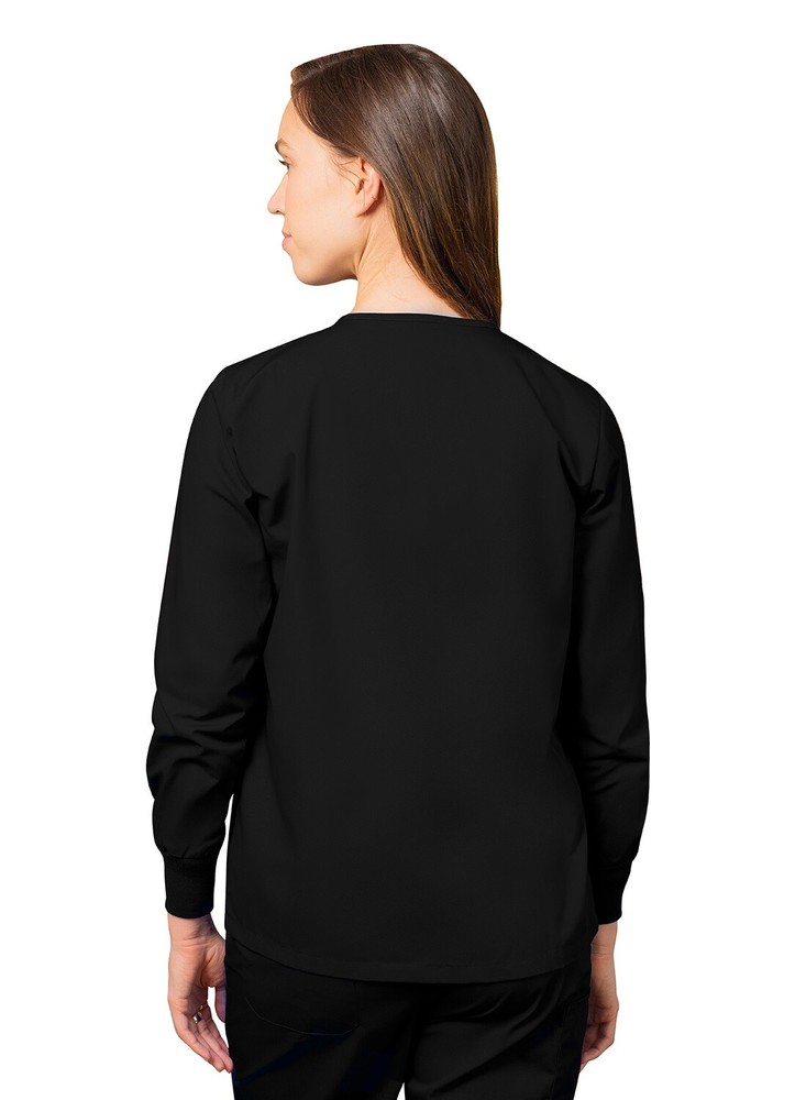Adar Universal Women's Scrub Set - Warm-Up Scrub Jacket Elastic Pull-On Pants