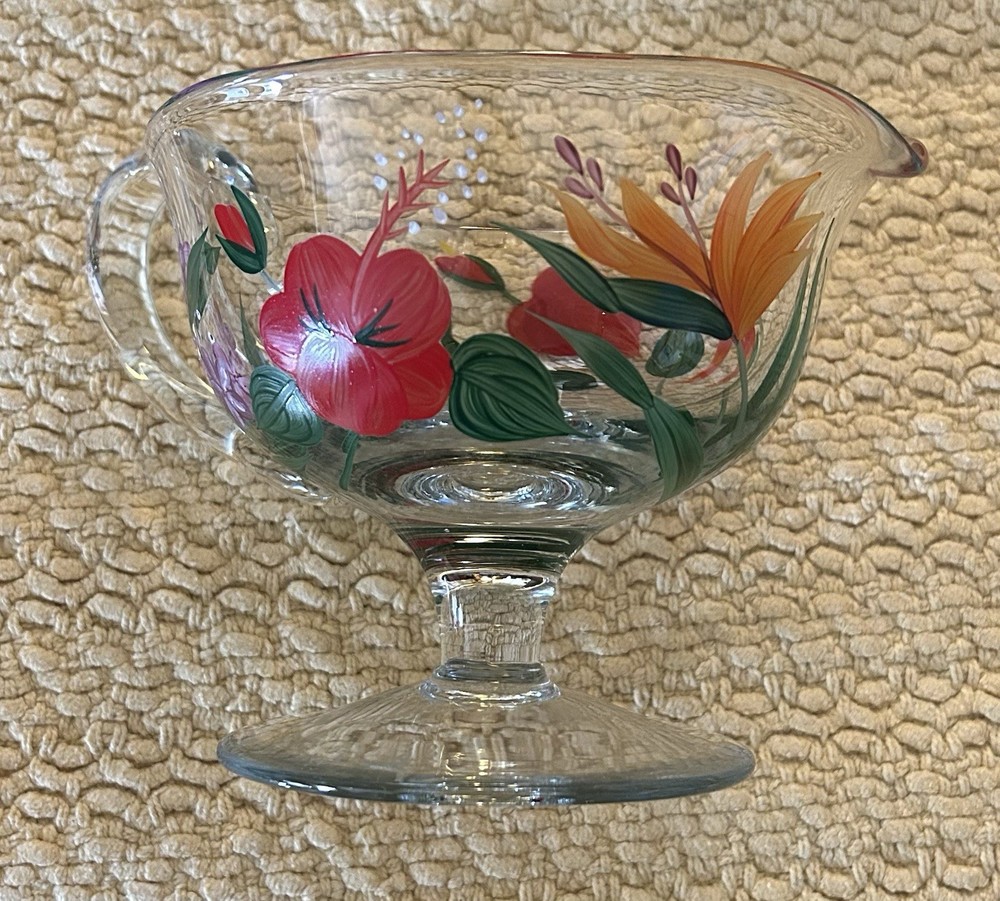 Hand Painted Pitcher/Gravy Boat