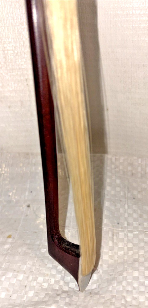 VIOLIN BOW & CASE MARKED "VALE" - 29" LONG